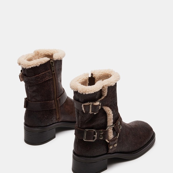 COPY - Steve Madden Brixton Fur Boots- NEW IN BOX size 8.5 - Picture 5 of 7